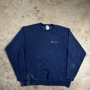 Fruit-of-the-loom Men's Navy and Blue Sweatshirt